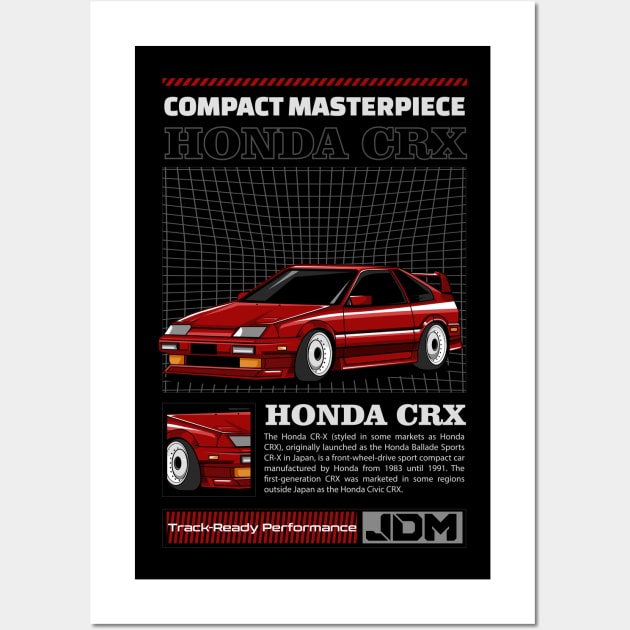 CRX Nostalgia Wall Art by Harrisaputra